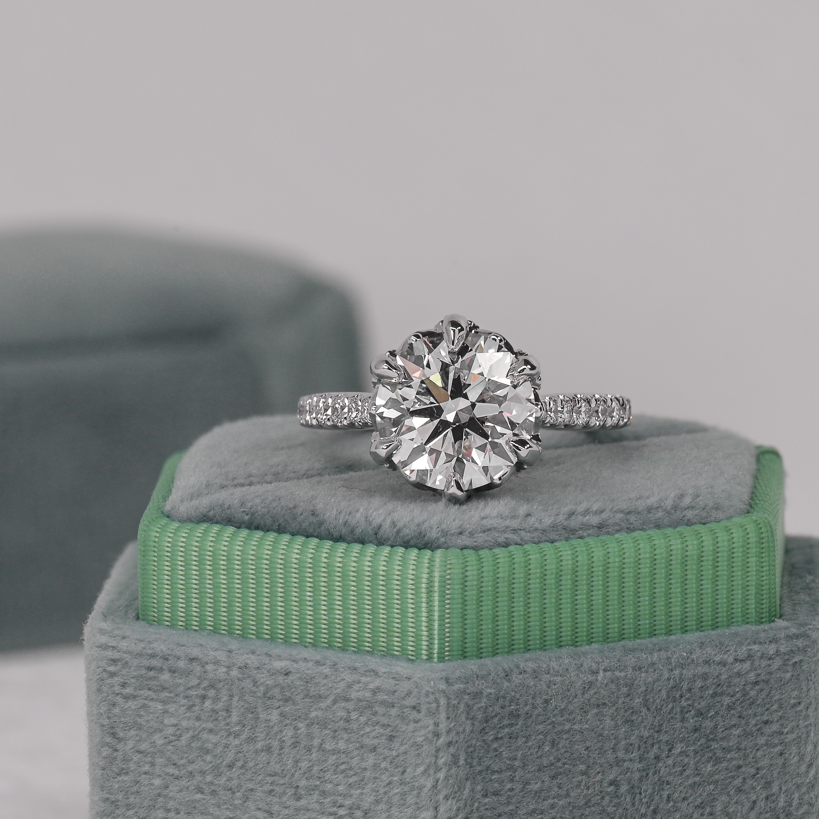 overpriced low-quality diamond engagement ring