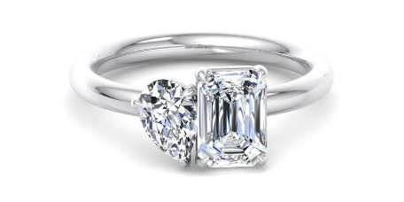 two stone engagement ring