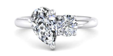 two stone engagement ring