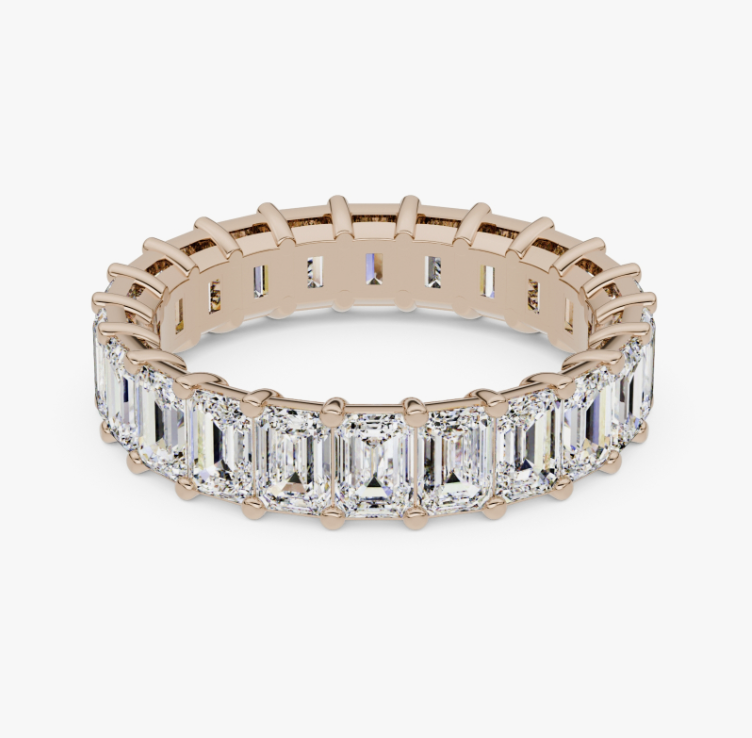 luxe diamond eternity band