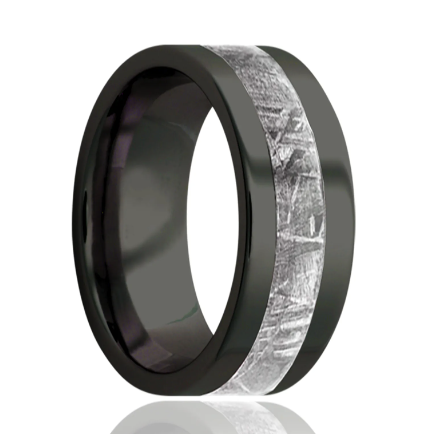 meteorite engagement ring