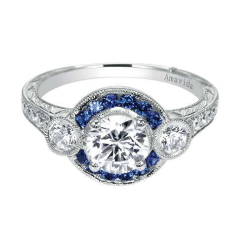sapphire engagement ring