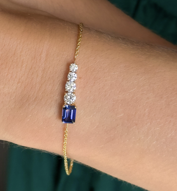 sapphire and diamond bracelet