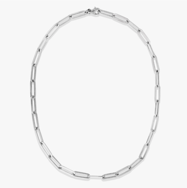 sterling silver paperclip bracelet