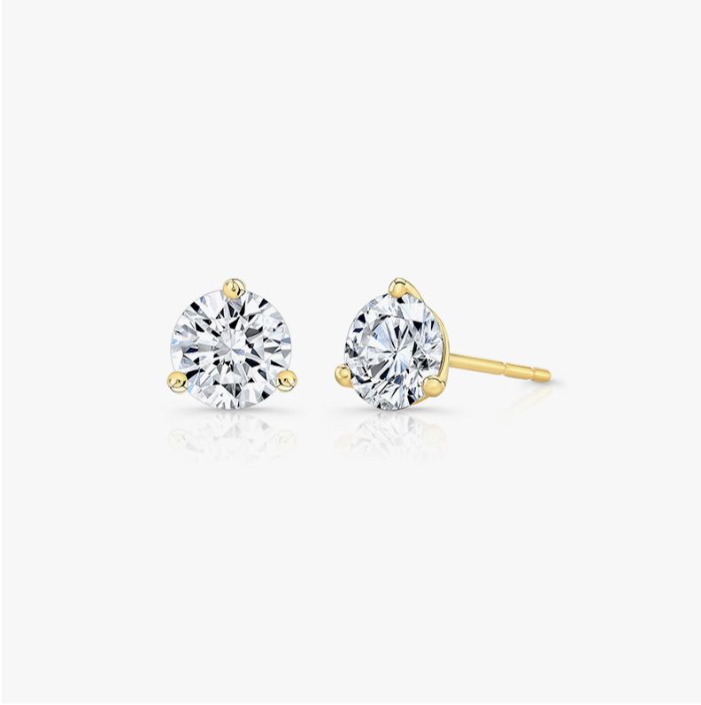 diamond stud earrings