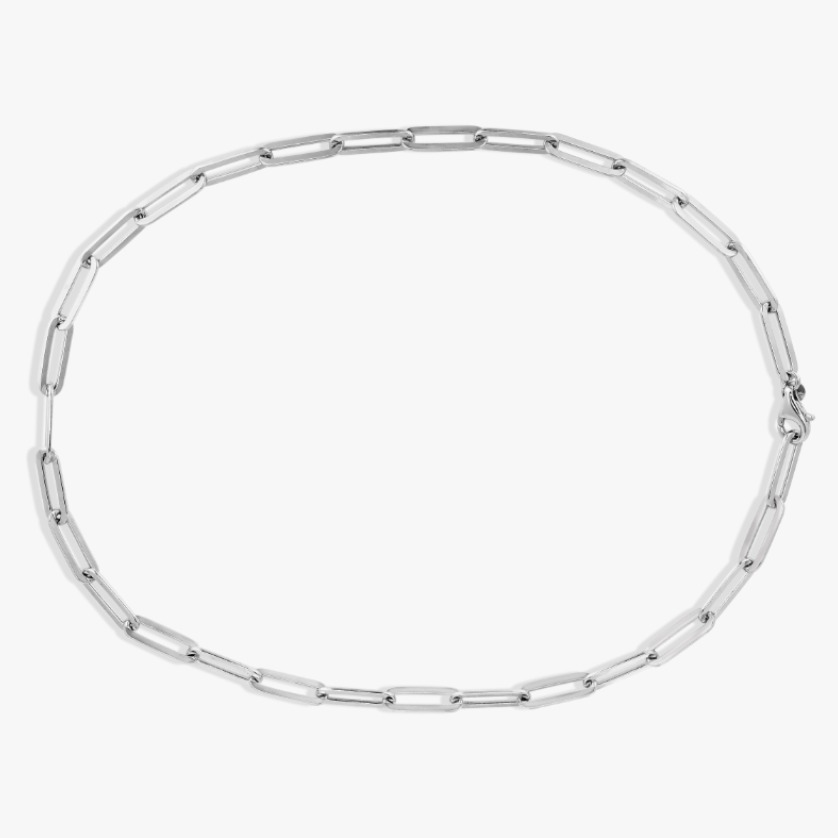 Sterling Silver Paperclip Bracelet