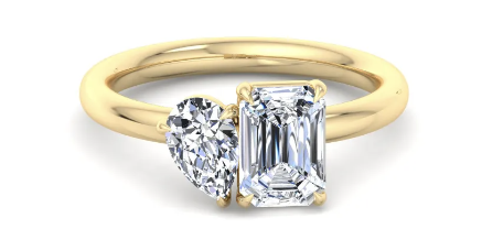 two stone engagement ring