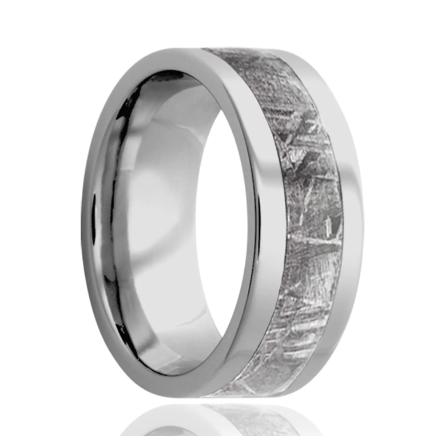 meteorite engagement ring