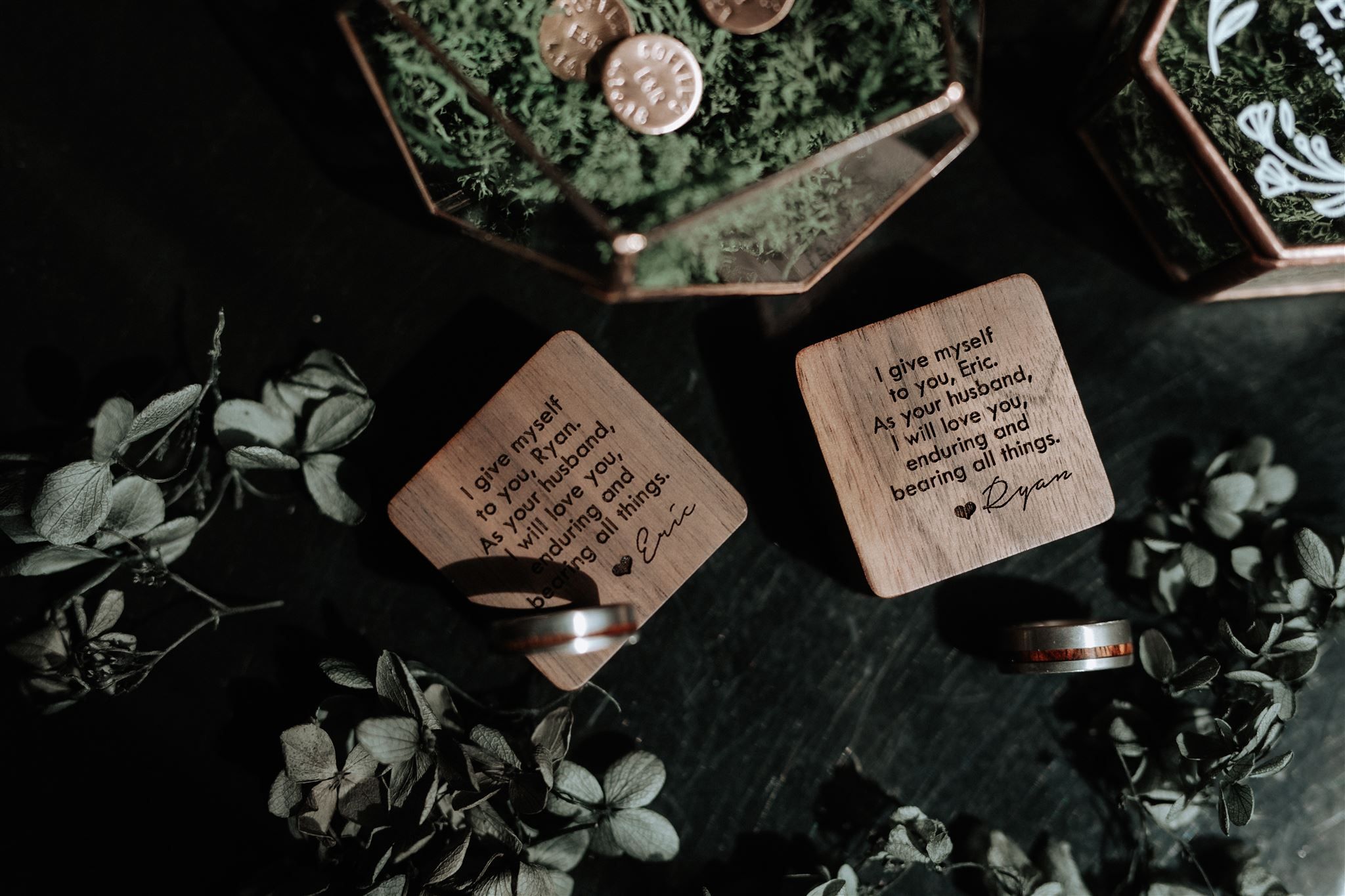 wedding bands with vows