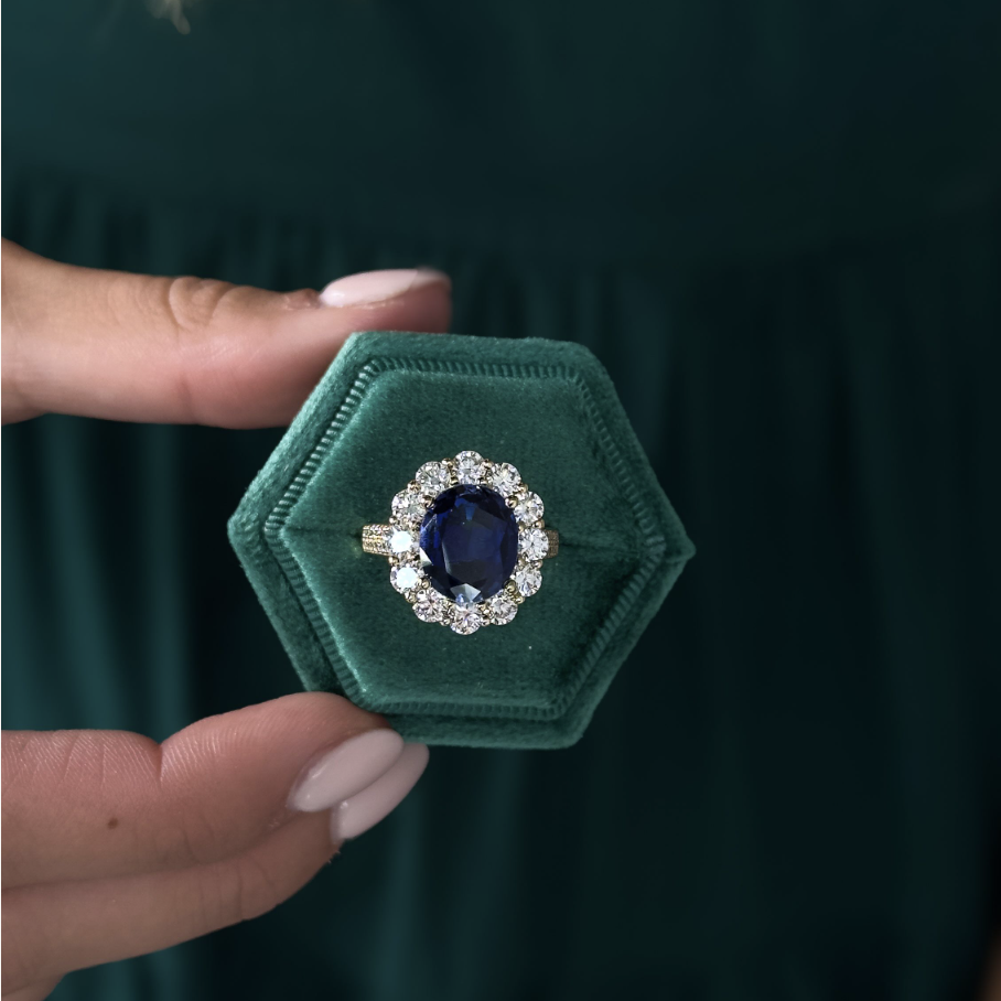 gemstone holiday ring