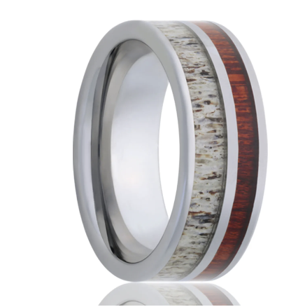 wood wedding band