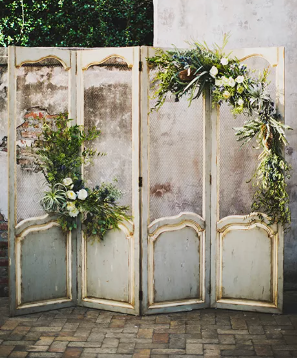 Wedding Scrim, Wedding Screen, DIY Wedding Alter, DIY Wedding Backdrop