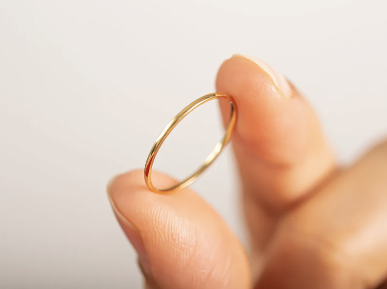 ultra thin wedding band