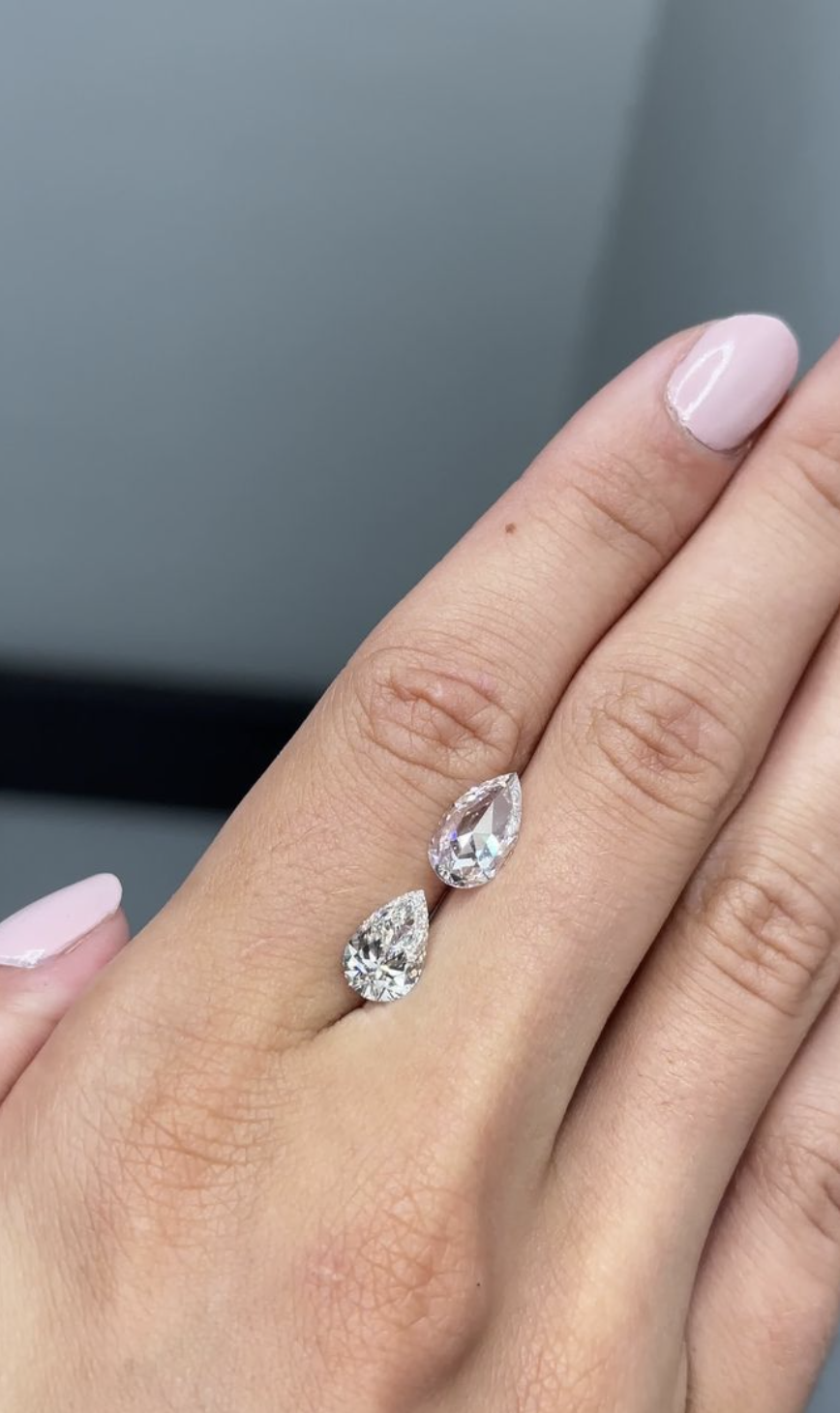 happy engaged couple