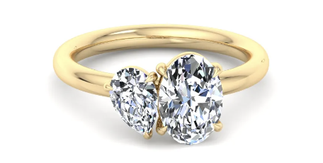 two stone engagement ring
