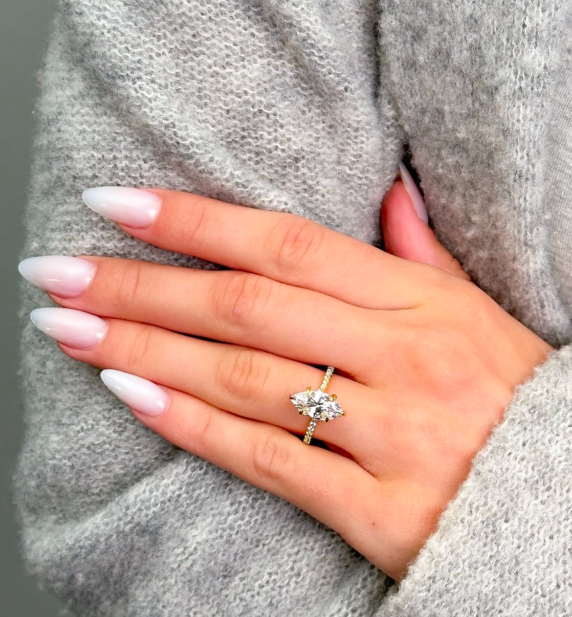 marquise diamond engagement ring