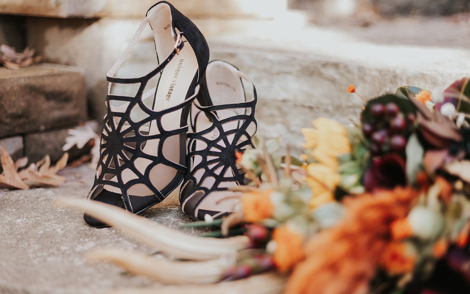 halloween-themed spiderweb wedding and party shoes