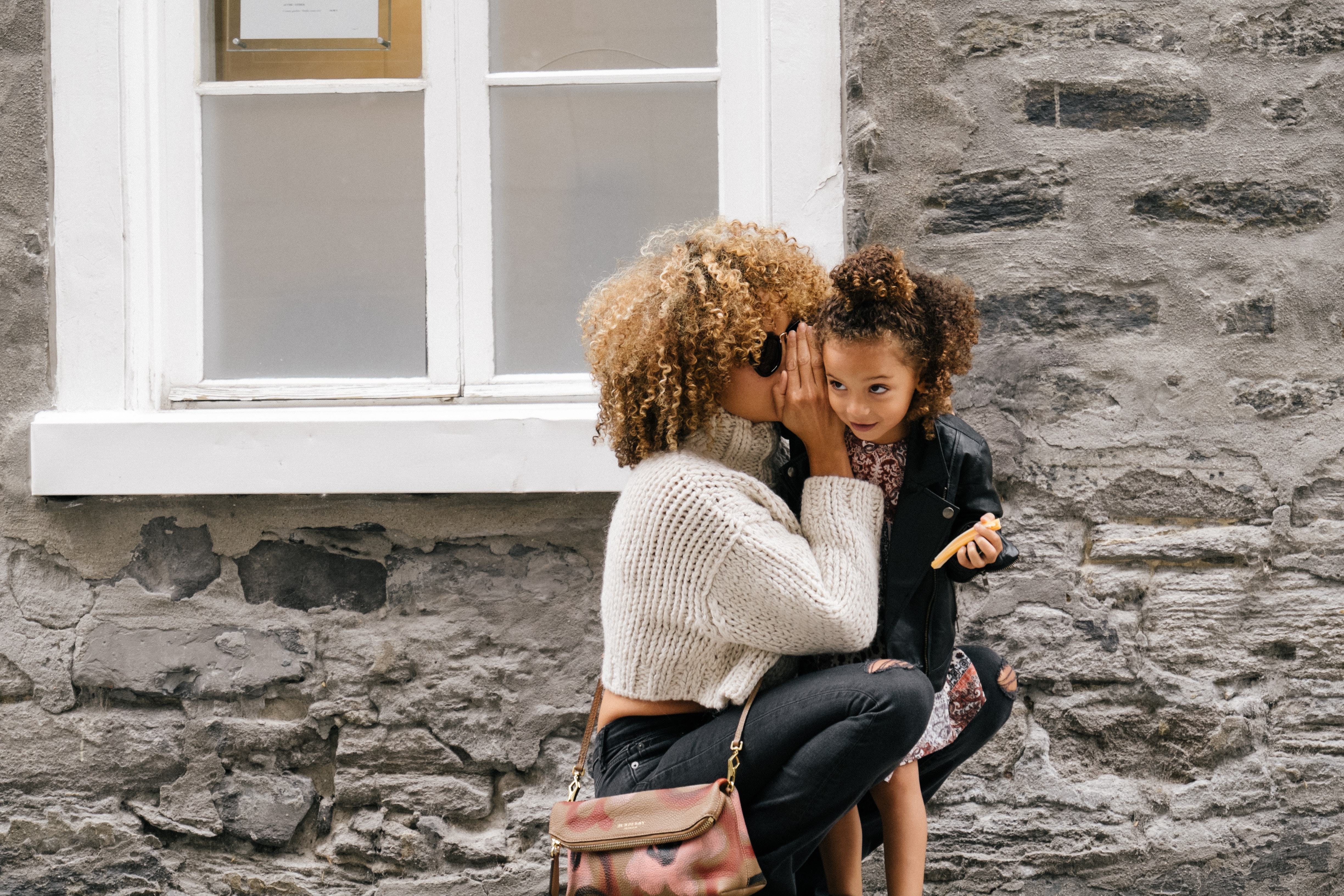 Mother and Daughter, Black Mother and Daughter, Natural Hair, Curly Hair, Mother's Day